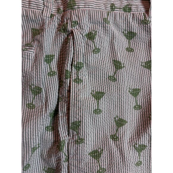 Brooks Brothers Mens Seersucker Martini Print Shorts Size 34 - Picture 6 of 14